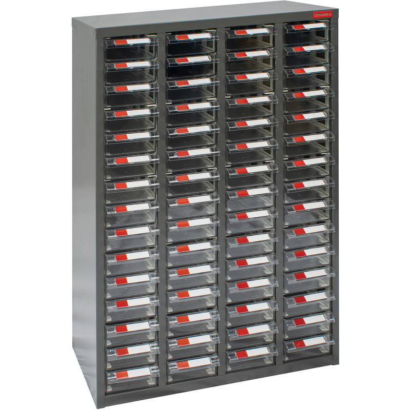 Small Parts Steel Cabinet without Doors 60 Drawers - 937 x 586 x 222mm