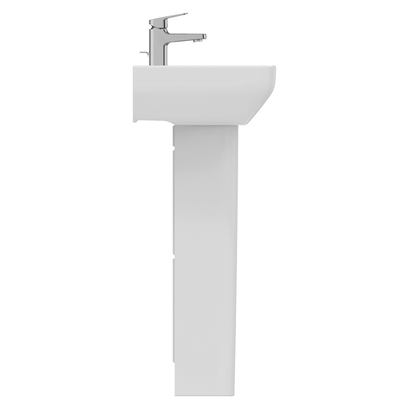 Ideal Standard i.life Cloakroom Basin and Pedestal 40cm 1 Tap Hole