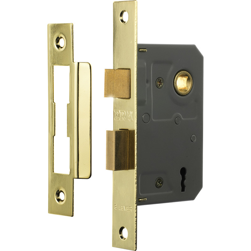 ERA 3 Lever Mortice Sashlock 64mm Brass