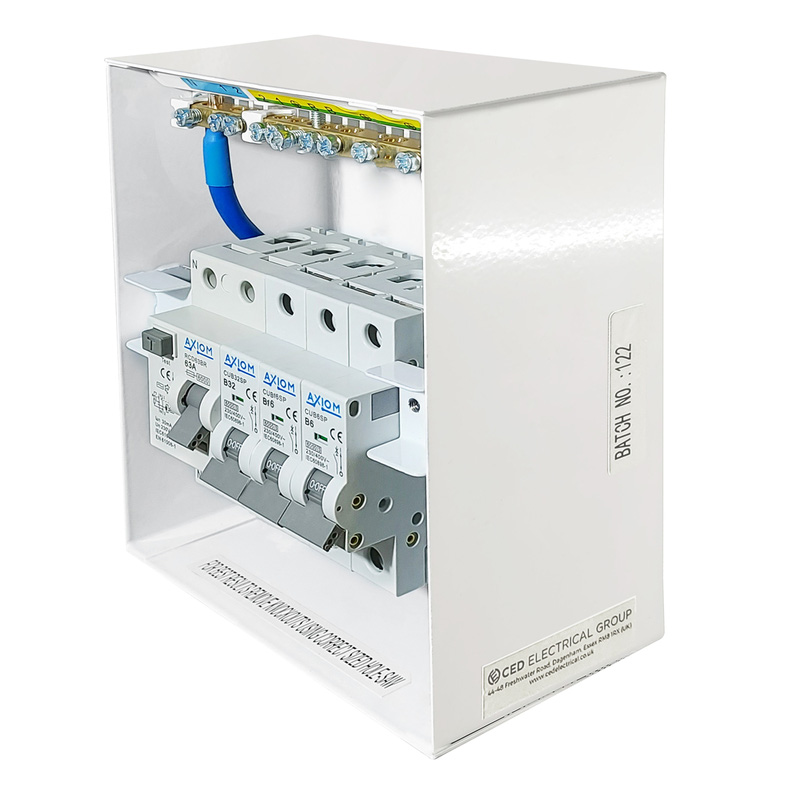 Axiom Garage/Workshop Consumer Unit Type A 3 Way