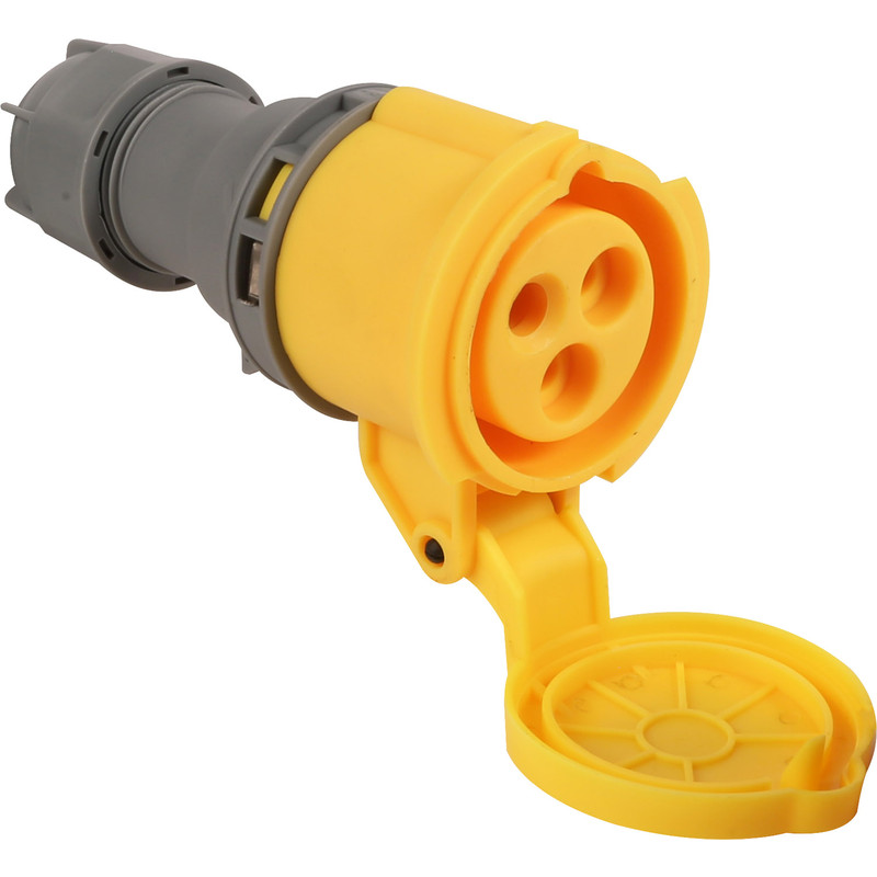 Industrial Connectors IP44 110V Coupler 16A