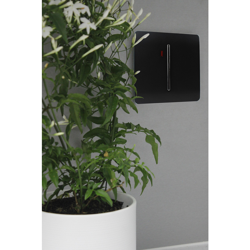 Trendiswitch Black 20 Amp Switch with Neon 1 Gang