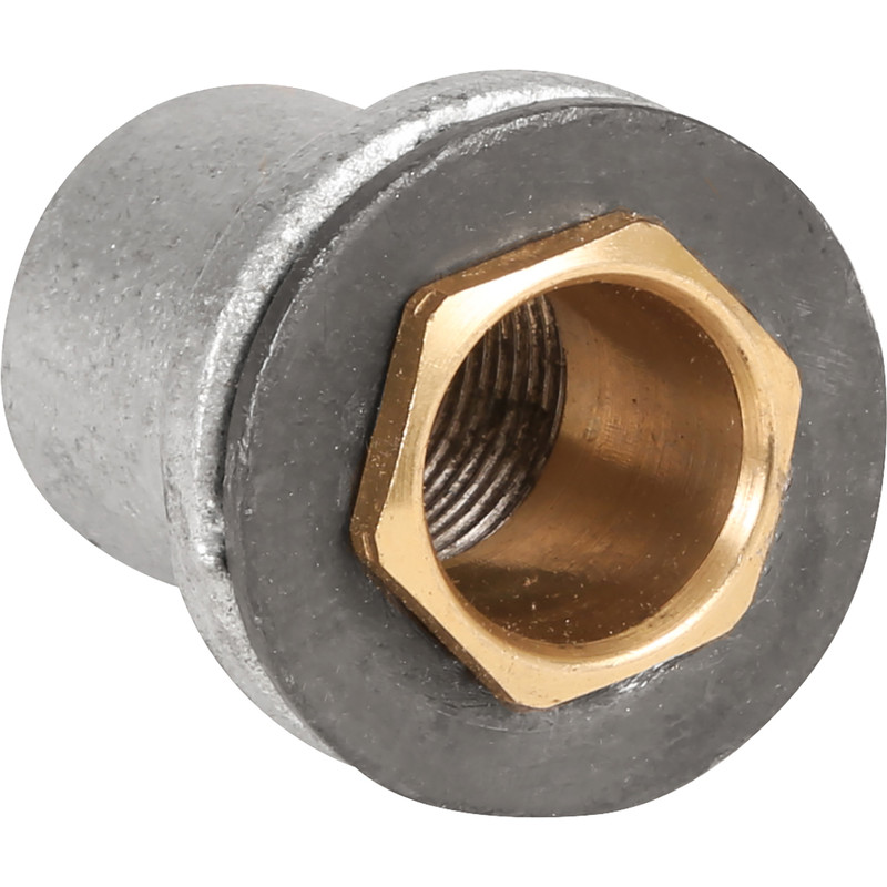 Deta Metal Conduit Flanged Coupler GV 20mm Galvanised