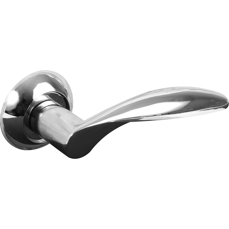 Florentina Lever On Rose Door Handles Polished