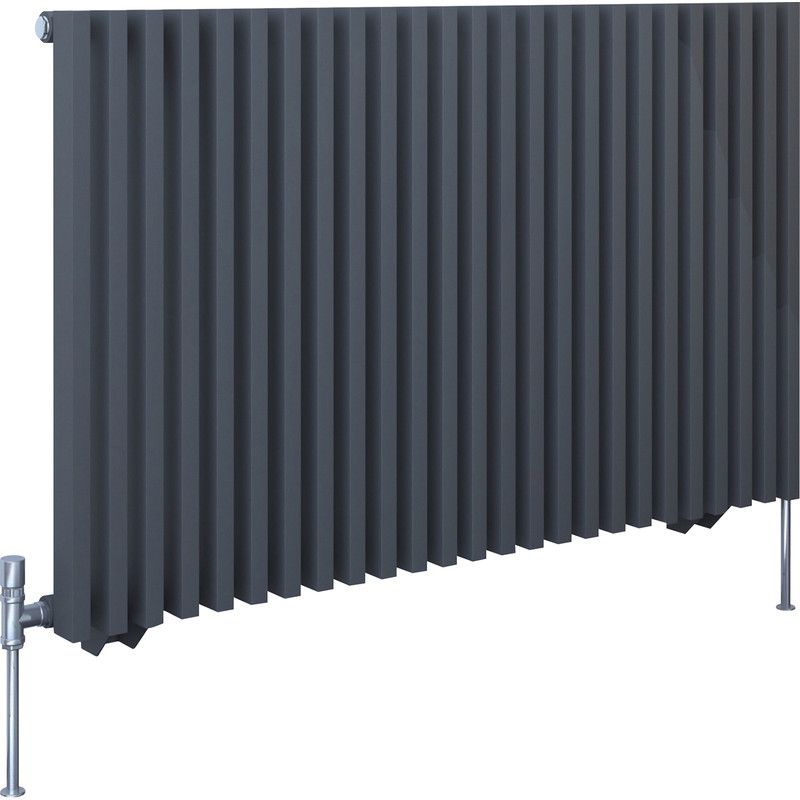 Kudox Xylo Anthracite Designer Radiator 600 x 980mm 3211Btu