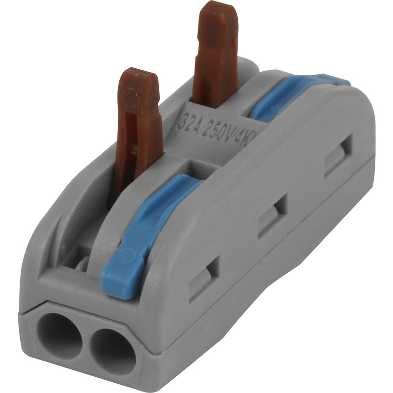 In Line Spring Lever Connectors 2 Pole 32A