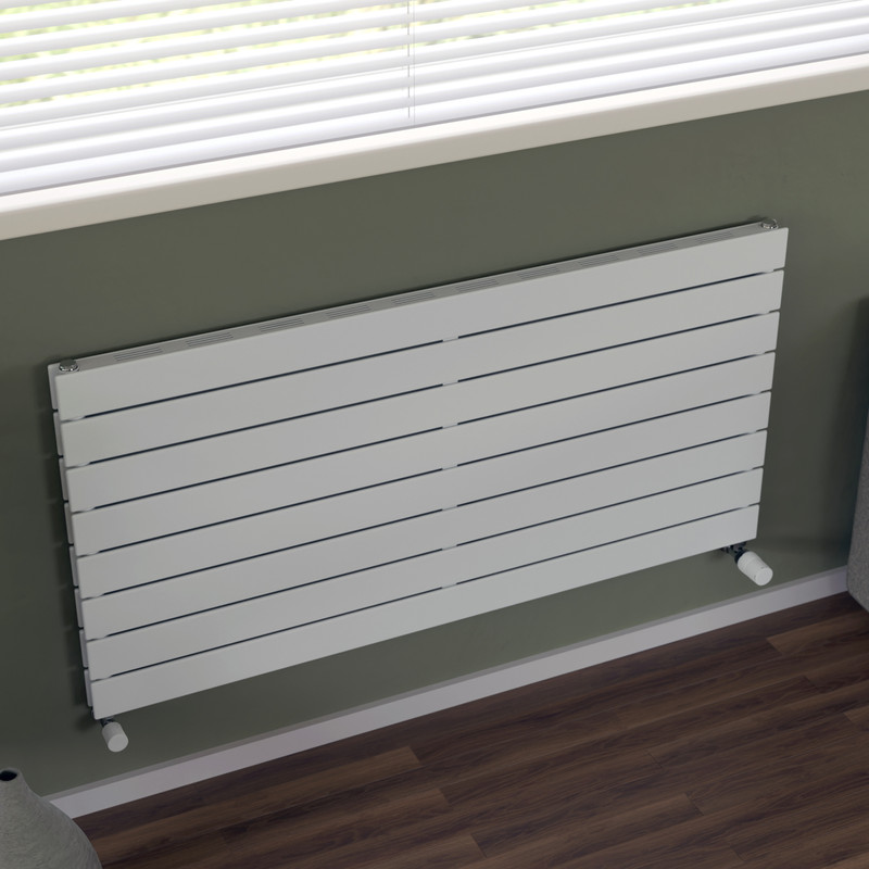 Ximax Oxford Slim Duo Horizontal Designer Radiator 595 x 1200mm 3758Btu White
