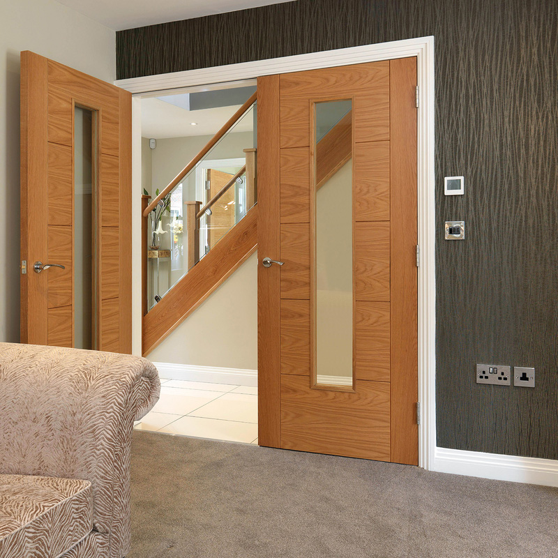 Emral Oak Glazed Internal Door Pre-Finished 35 x 1981 x 762mm