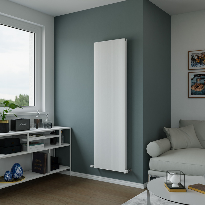 Ximax Leeds Aluminium Designer Radiator 1800 x 500mm  4812Btu White