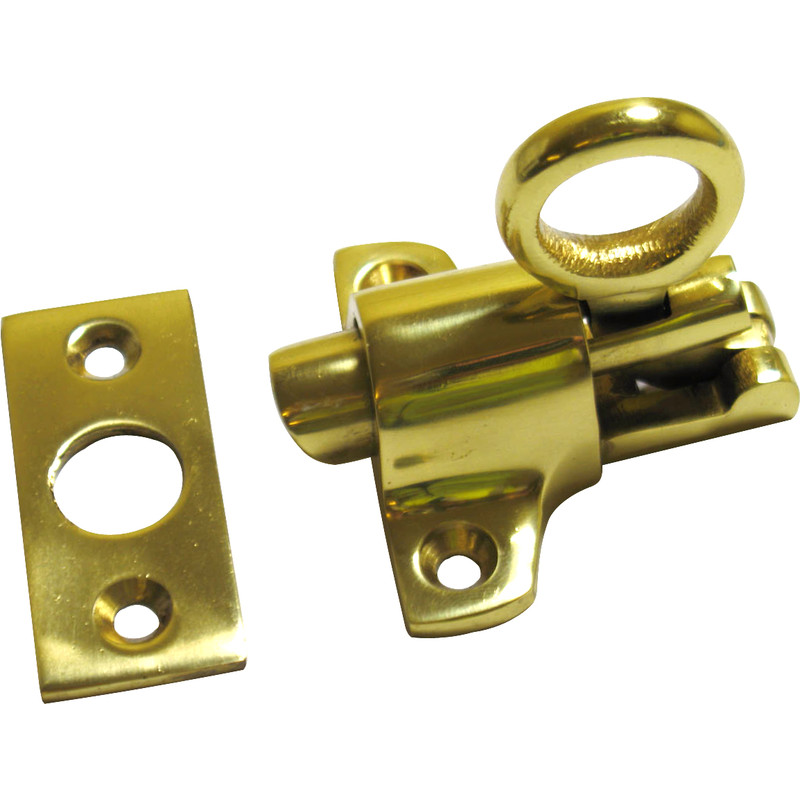 Fanlight Catch Polished Brass
