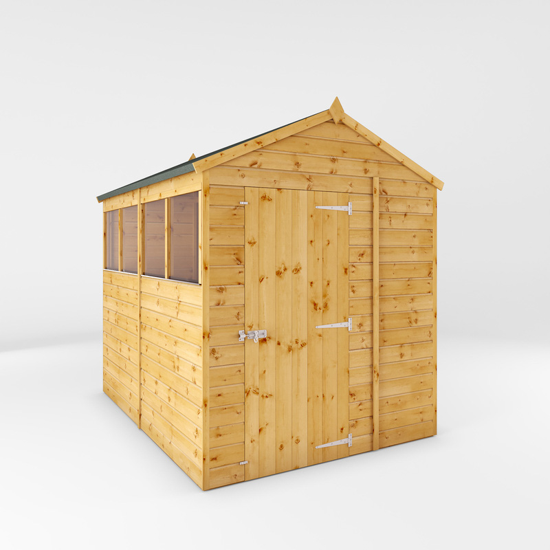 Mercia Shiplap Apex Shed 8' x 6'