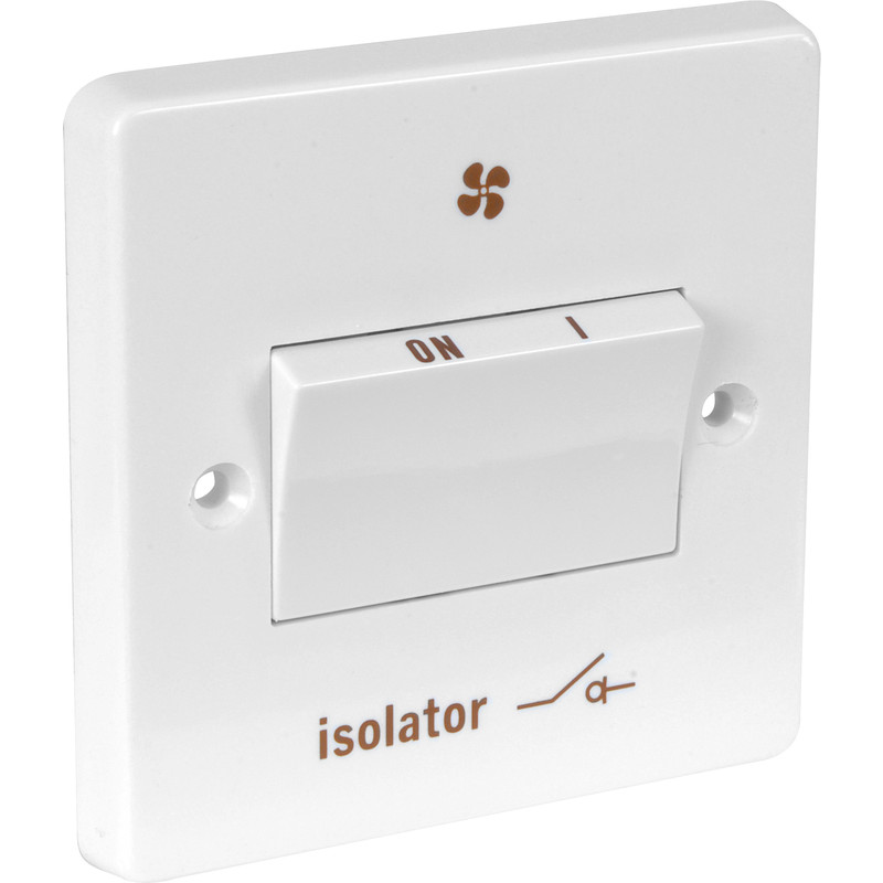 Crabtree 6A Fan Isolator 3 Pole