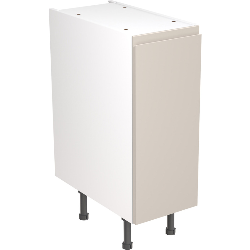 Kitchen Kit Flatpack J-Pull Kitchen Cabinet Base Unit Ultra Matt Light Grey 300mm