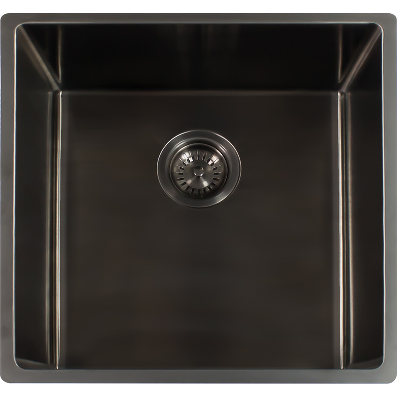 Reginox Miami Stainless Steel Kitchen Sink Single Bowl Gun Metal