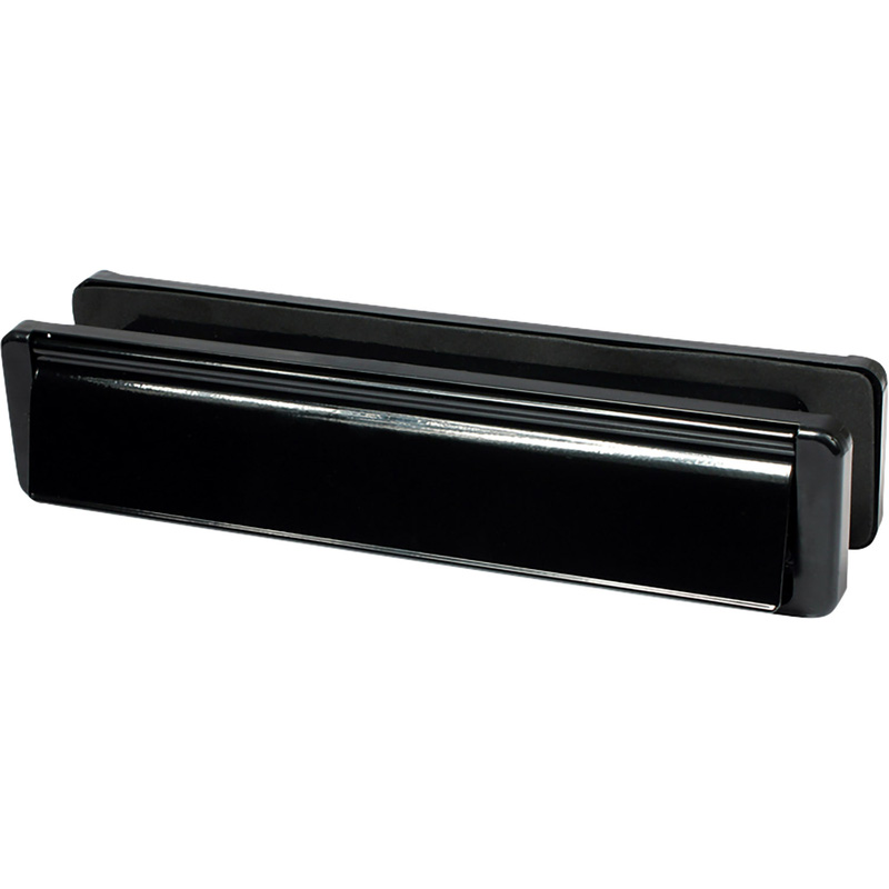 Fab & Fix Hardex Nu Mail Edge Letterplate Black