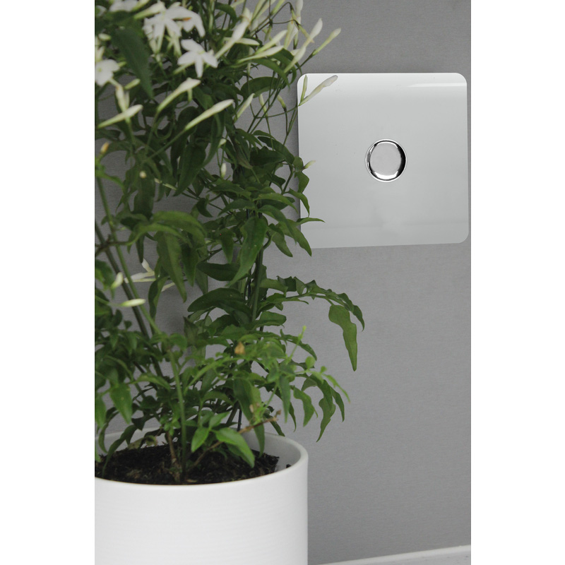 Trendiswitch Silver 1 Gang LED Dimmer Switch 1 Gang