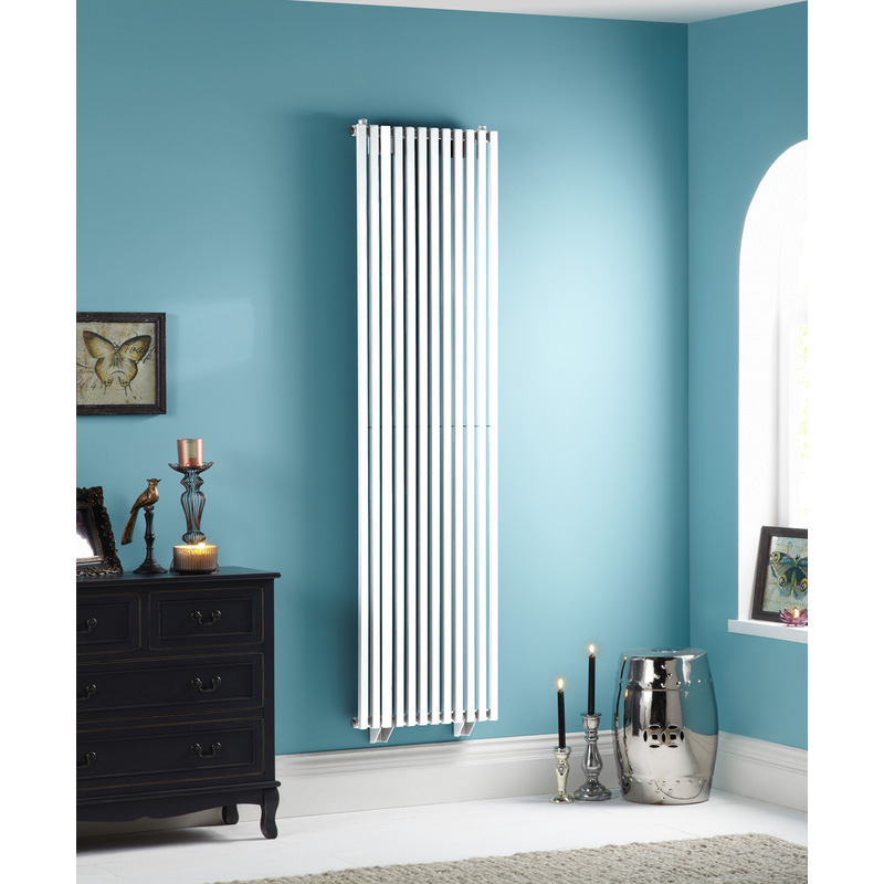 Towelrads Oxfordshire Vertical Single Panel Designer Radiator White 1800 x 465mm