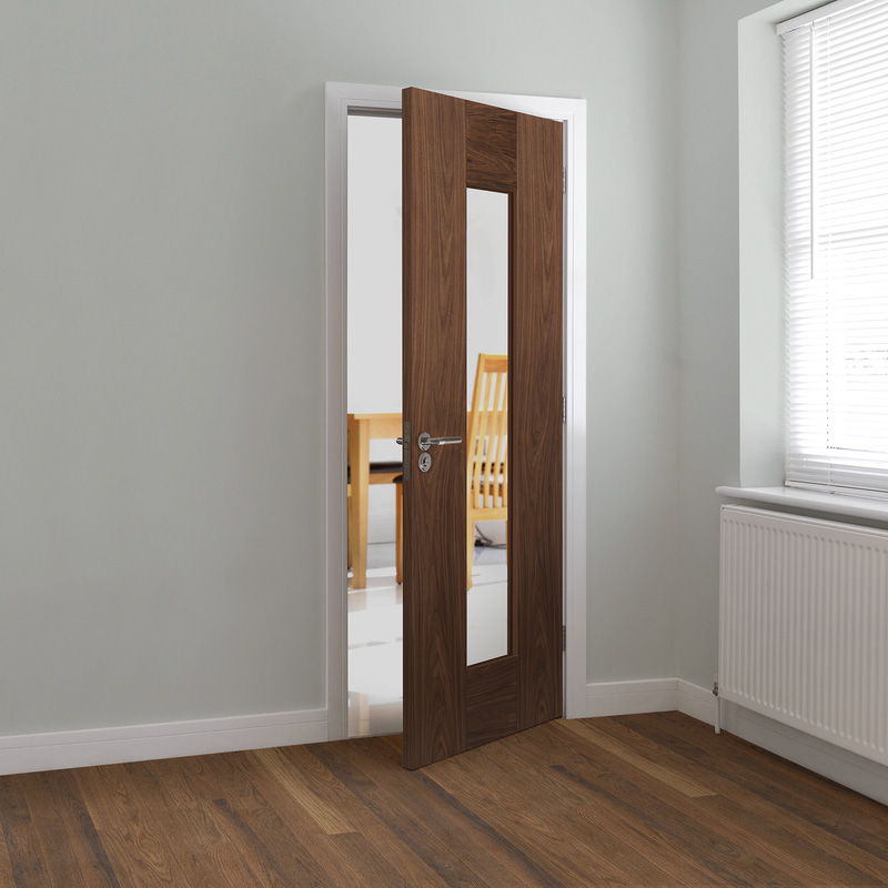 Axis Walnut Glazed Internal Door 35 x 1981 x 762mm