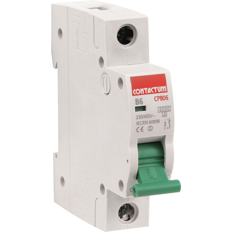 Contactum MCB 6A 6kA SP B Curve