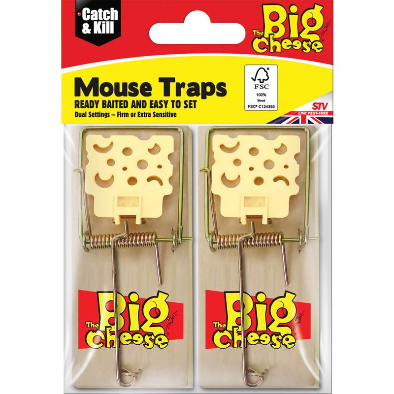 The Big Cheese Wooden Trap FSC Mouse