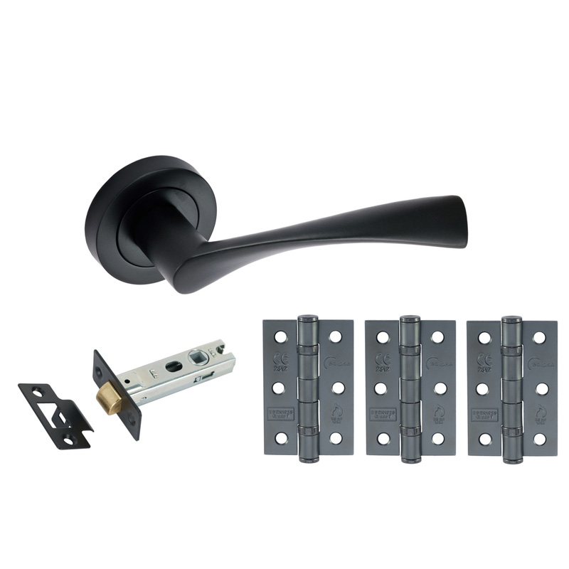 Eclipse Monza Door & Latch Pack Matt Black