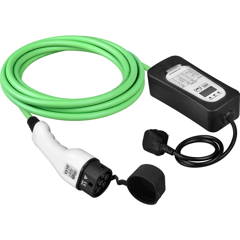Masterplug Mode 2 EV Charging Cable 5m 3 Pin Plug to Type 2