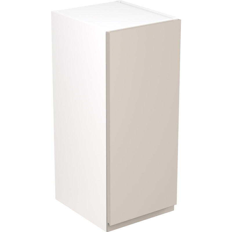 Kitchen Kit Flatpack J-Pull Kitchen Cabinet Wall Unit Super Gloss Light Grey 300mm