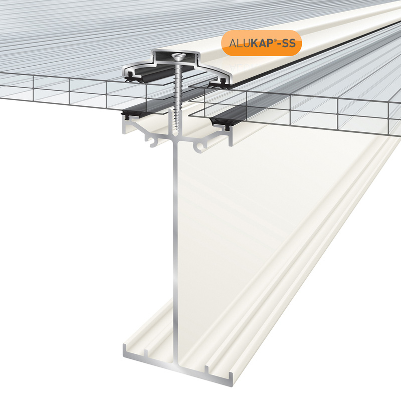 Alukap-SS High Span Bar White 2.4m