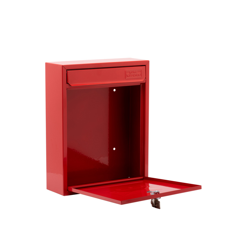 Burg-Wachter Compact Post Box Pillarbox Red