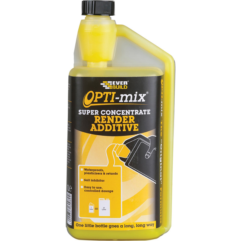 Everbuild Opti-Mix Super Concentrate 3-in-1 Render Additive 1L