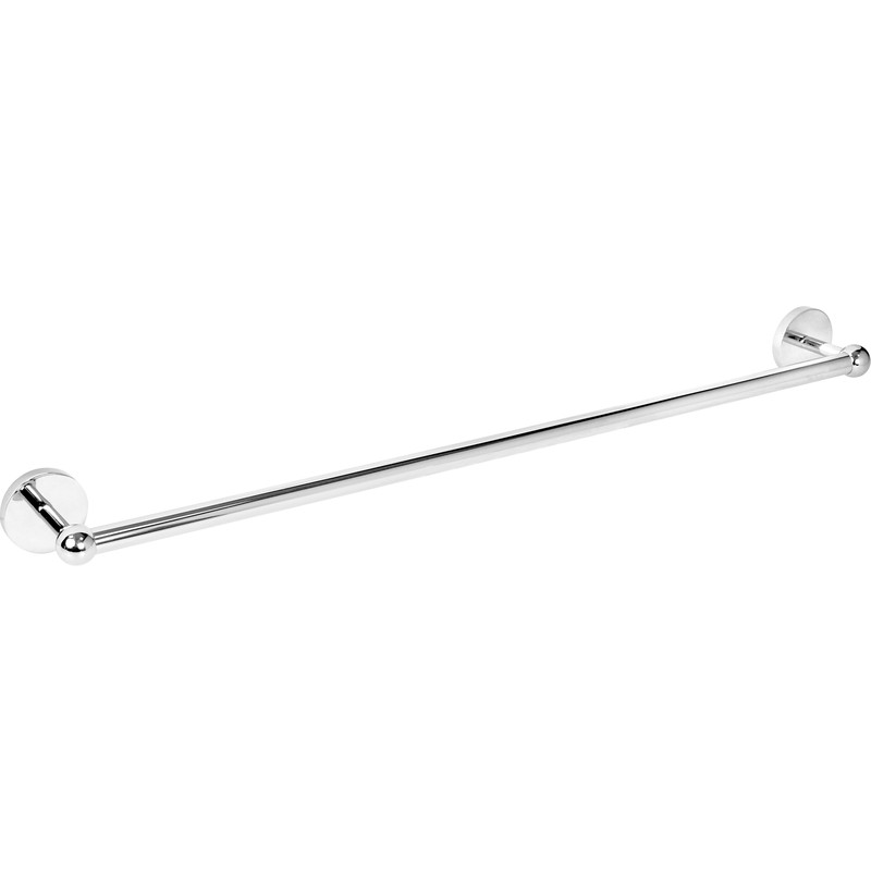 Polished Single Towel Rail Chrome