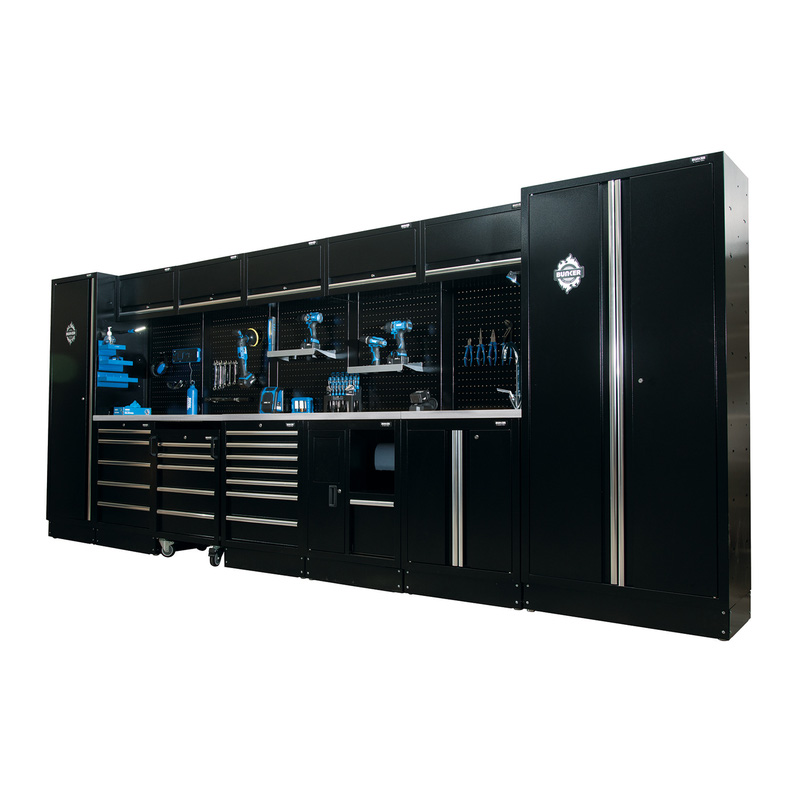 Draper BUNKER® Modular Storage Combo 25 PC with Sink and Stainless Steel Worktop