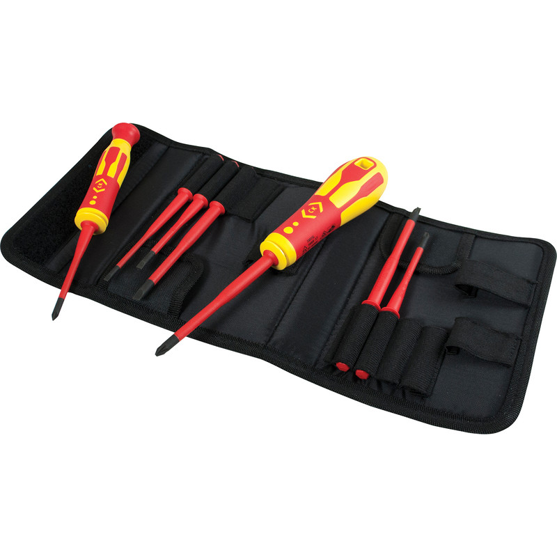 C.K VDE Interchangeable Slim Bladed Screwdriver Set