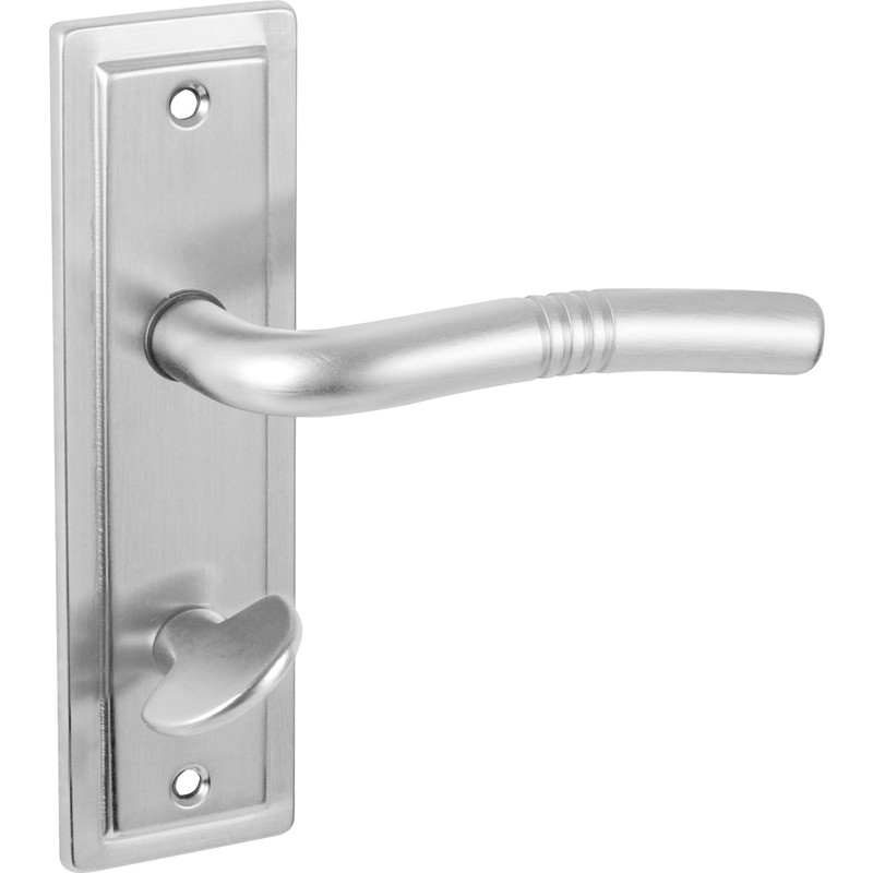 Nevada Door Handles Bathroom Satin