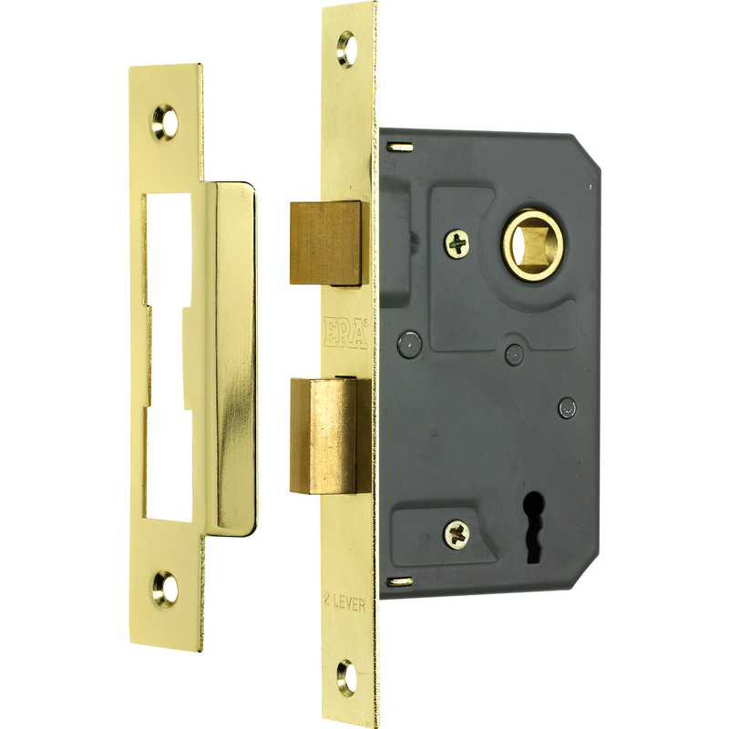 ERA 3 Lever Mortice Sashlock 76mm Brass