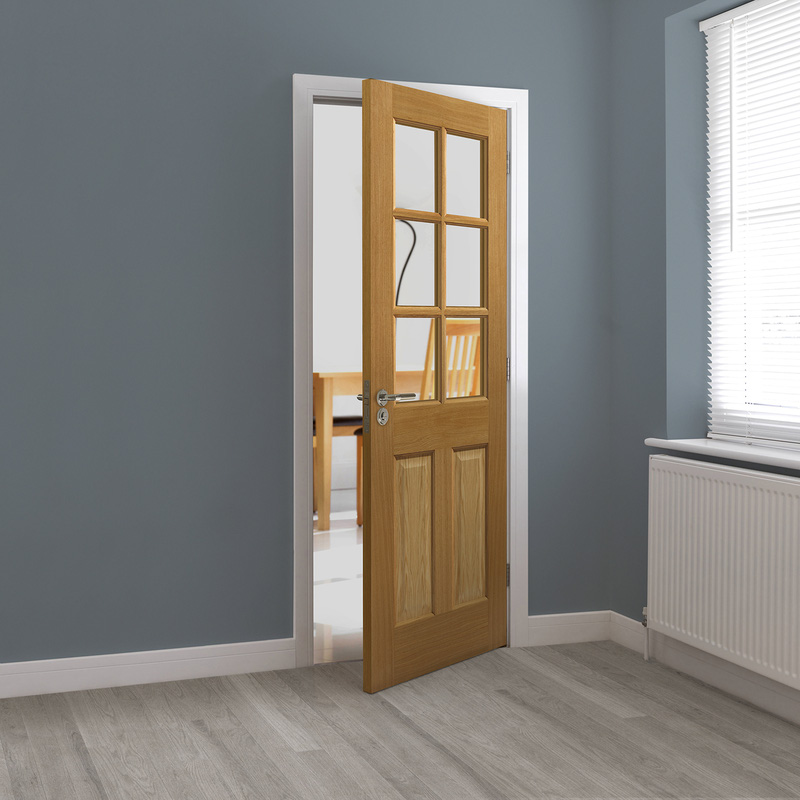 Dean Oak Glazed Internal Door Pre-Finished 35 x 1981 x 686mm