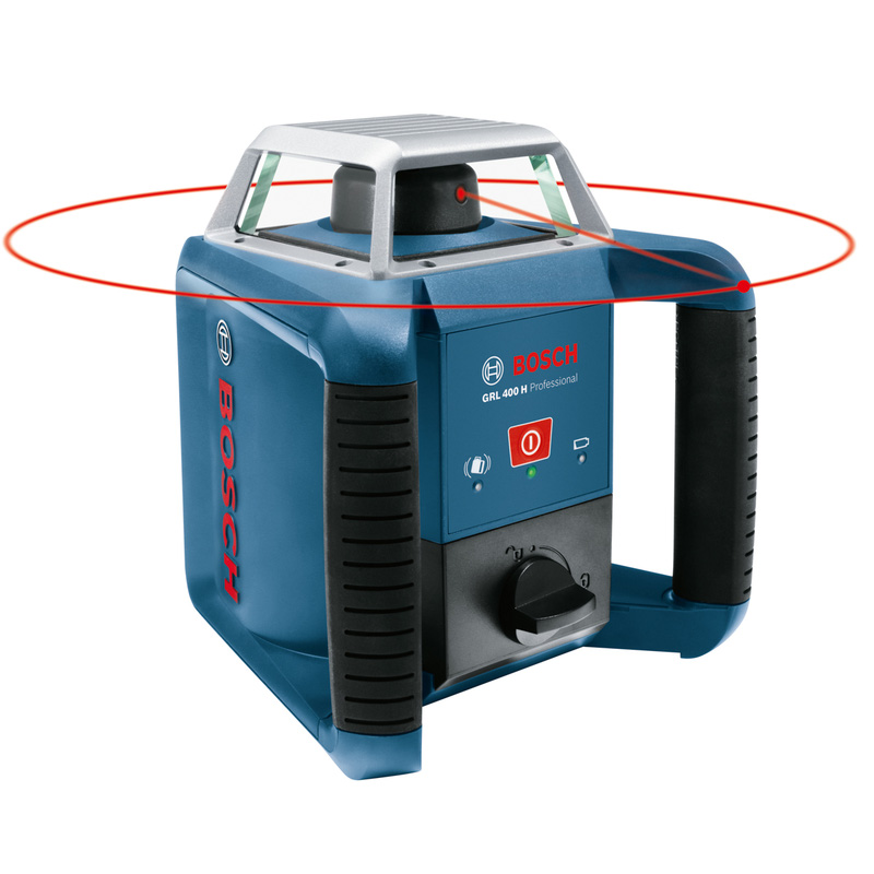Bosch Professional GRL400 Rotary Red Laser Kit GRL 400H + LR1