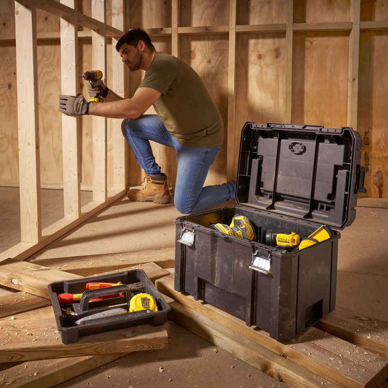 Stanley FatMax Pro-Stack Deep Box With Organiser Top