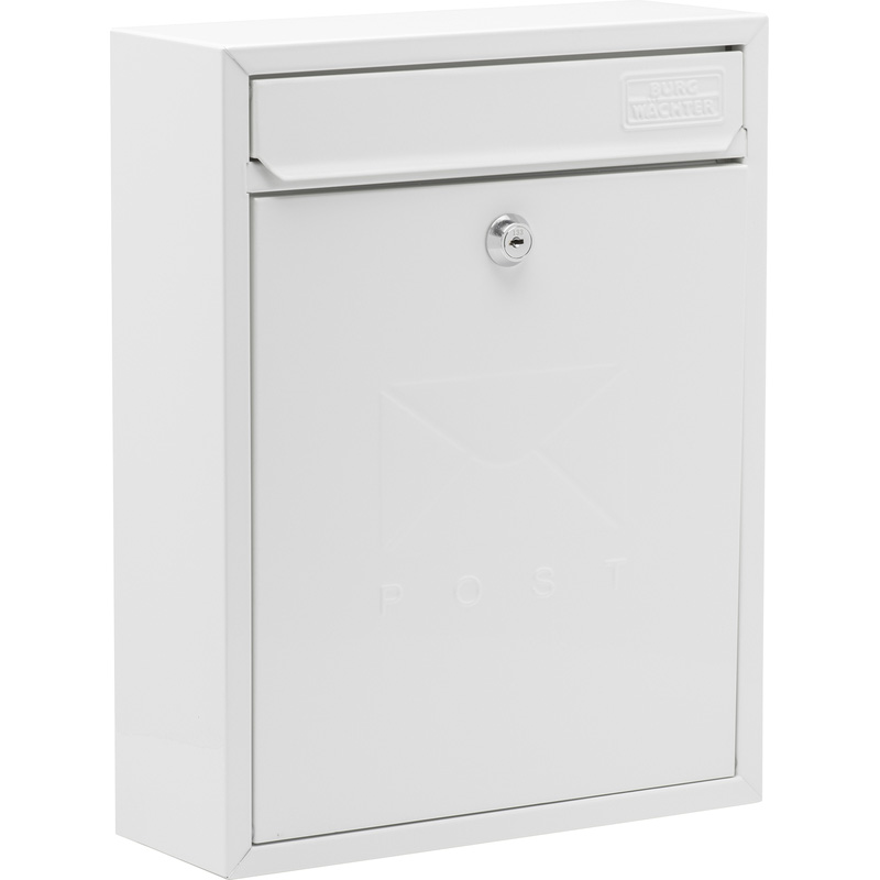 Burg-Wachter Compact Post Box White