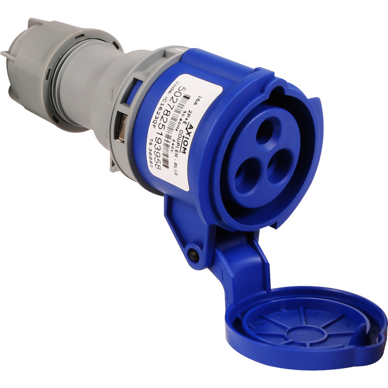 Industrial Connectors IP44 240V Coupler 16A