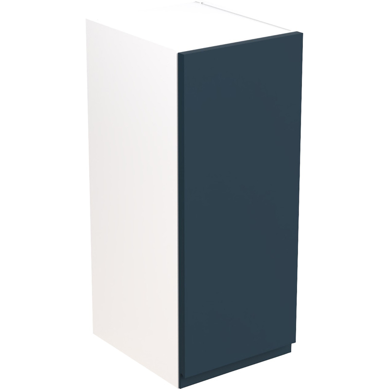 Kitchen Kit Ready Made J-Pull Kitchen Cabinet Wall Unit Ultra Matt Indigo Blue 300mm