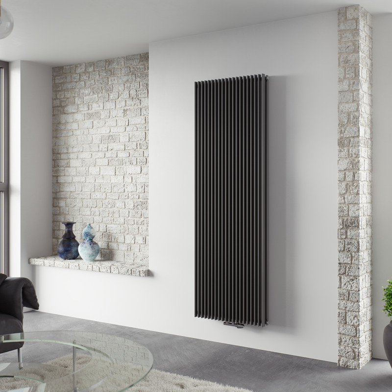 Ximax Boston Designer Radiator 1800 x 600mm 7171Btu Duplex Anthracite