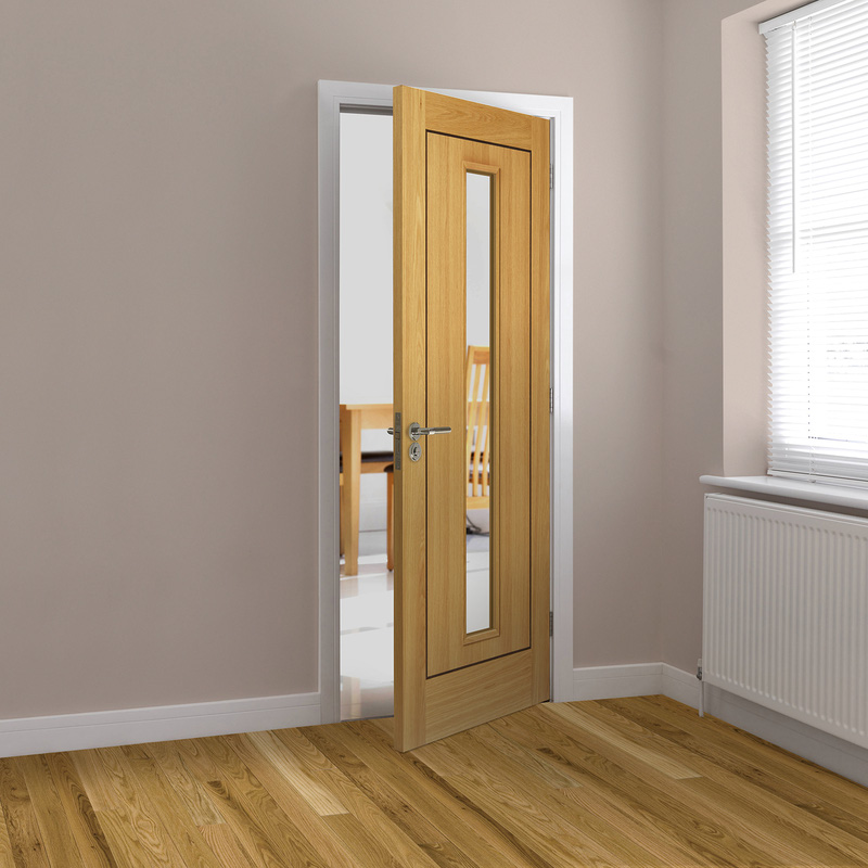 Spencer Oak Glazed Internal Door 35 x 1981 x 838mm