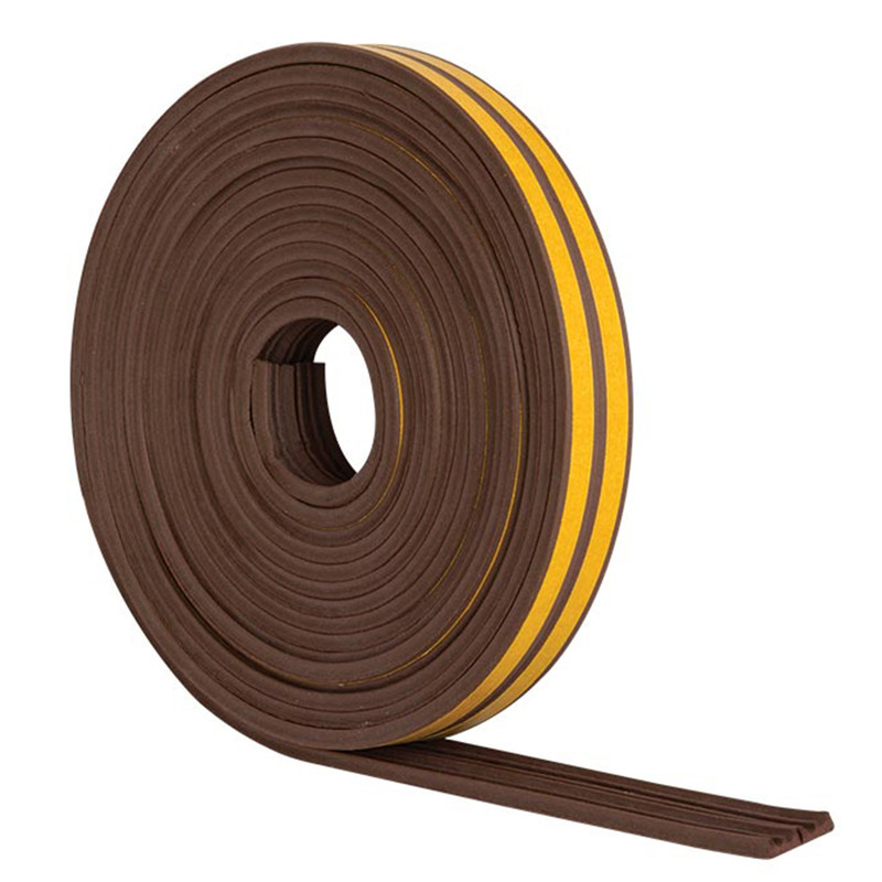 Stormguard EPDM Weatherstrip E Profile Brown 15m