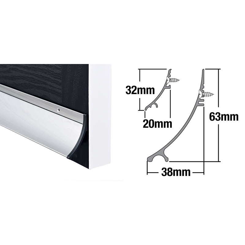 Stormguard Rain Deflector Aluminium 32mm