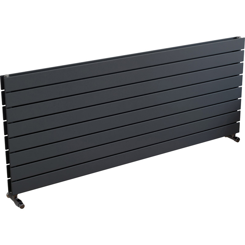 Ximax Oxford Duo Horizontal Designer Radiator 595 x 1500mm 4935Btu Anthracite