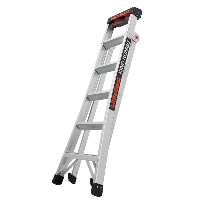 Little Giant King Kombo Professional Aluminium Combination Ladder 6 Tread