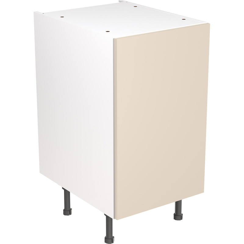 Kitchen Kit Ready Made Slab Kitchen Cabinet Base Unit Ultra Matt Cashmere 450mm