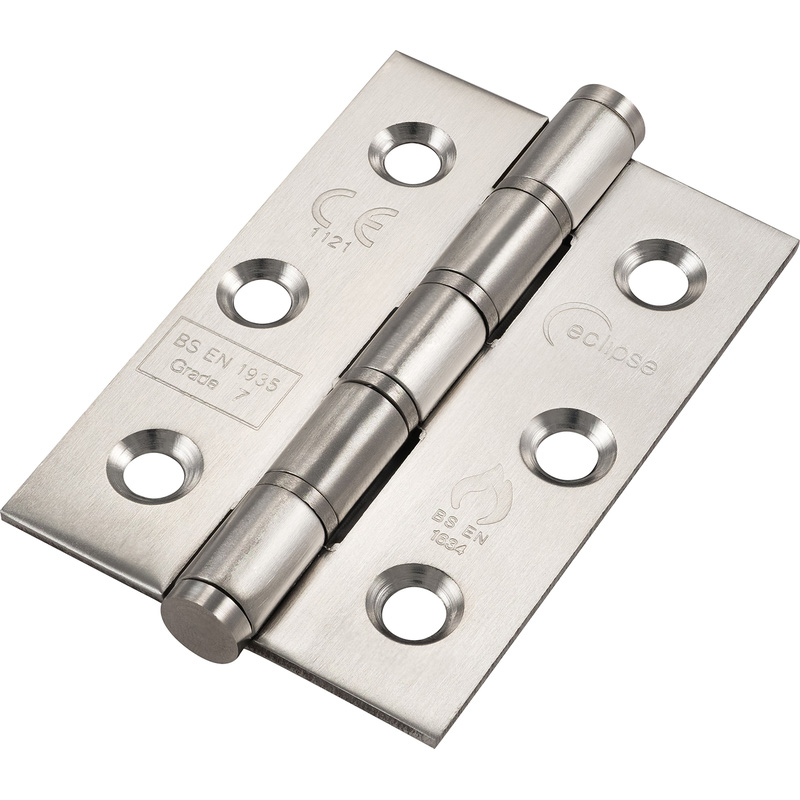 Grade 7 Washered Hinge 76mm Satin