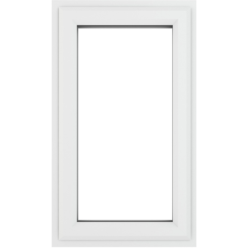 Crystal Casement uPVC Window Right Hand Opening 610mm x 1115mm Clear Double Glazing White